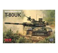 Maquette Char Russian T-80uk Main Battle Tank |rye Field Model|5115| 1:35 Maquet
