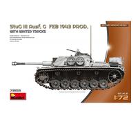 MiniArt Maquette plastique 72103 1:72 StuG III Ausf. G (févr. 1943) - Trains d'hiver - Non peint