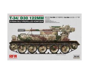 Maquette Char T34/d30 122mm Syrian Self-propelled Howitzer Rye Field Model 5030