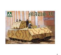 Maquette Char - TAKOM - MAUS VIII v.1 - Char super lourd - Échelle 1/35 - À assembler soi-même