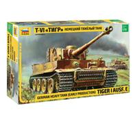Maquette Char Tiger I Ausf E German Heavy Tank|zvezda|3646|1:35 Maquette Char Pr