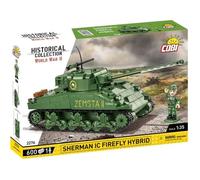 Maquette - COBI - 2276 - SHERMAN IC FIREFLY HYBRID - Vert - Pour enfants à partir de 6 ans - Intérieur