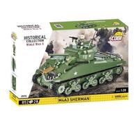 Maquette - COBI - 2570 - M4A3 SHERMAN - Couleur Verte - Pour Enfants à Partir de 6 Ans - Intérieur