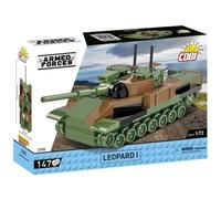 Maquette - Cobi - 3105 - Leopard I - 147 Éléments - 1:72 - Vert-Cobi Multicolore