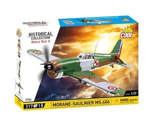 Maquette - COBI - Morane-Saulnier MS.406 - 317 pièces - Intérieur - À partir de 8 ans