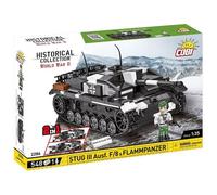 Maquette - COBI - STUG III AUSF. F/8 & FLAMMPANZER - Plastique - A monter soi-même - Blanc