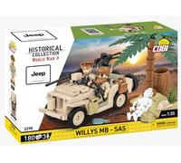 Maquette - COBI - WILLYS MB - SAS - Vert - Plastique - Pour enfants à partir de 6 ans