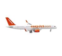 Maquette d’Avion en Alliage for JC Wings 1:400 Kit de Jouet d'avion modèle réduit d'avion EasyJet B757-200 en Alliage métallique, Cadeau de Collection Avion moulé sous Pression