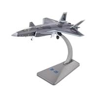 Maquette d’Avion en Alliage Modèle d'avion en Alliage métallique for Collection de modèles réduits d'avions de l'armée de l'air Chinoise J-20, échelle 1/144 Avion moulé sous Pression