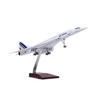 Maquette D'aviation Avion Concorde Air France Échelle 1/125 50 Cm Modèle Réduit d'avion en Résine Collection ou Cadeau