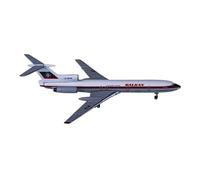 Maquette D'aviation Avion Tupolev Tu-154 LZ-BTN des Compagnies Aériennes Bulgares des Balkans Échelle 1/400 en Alliage Moulé sous Pression Modèle Réduit d'avion Jouet Collection ou Cadeau