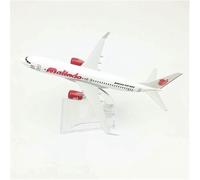 Maquette d'avion 16 cm représentant Un Boeing 737 Malindo Air Réplique fidèle restaurée idéale comme Cadeau