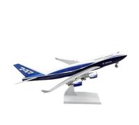 Maquette d'avion B747 en résine moulée sous Pression à l'échelle 1/250 (30 cm) avec Roues pour Collection et présentoirs Ensemble de Jeu de Passe-Temps Miniature
