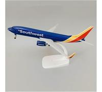 Maquette d'avion Boeing 737 Southwest Airlines (USA) Alliage métallique moulé sous Pression 20 cm diamètre Idéale pour décorer Une bibliothèque ou Offrir Cadeau