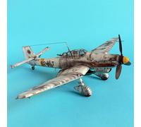 Maquette D'avion Bombardier Allemand En Carton 1:33, Maquette De Bibliothèque Spatiale 3d, Maison Pour Enfants, Jouets En Papier, Ju-87