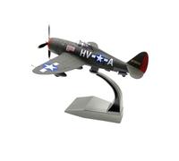 Maquette d'avion Chasse P-47 Thunderbolt 1:72 en Alliage Moulé sous Pression pour La Décoration d'une Chambre pour Les Passionnés D'Aviation