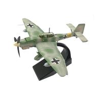 Maquette d'avion de Chasse Bombardier Allemand Junkers Stuka JU-87 au 1/72 en métal pour collectionneurs Ensemble de Jeu de Passe-Temps Miniature
