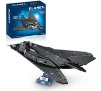 Maquette d'avion de Chasse F-117A Nighthawk, Grand modèle de 50 cm avec Support, kit Nighthawk pour passionnés d'aviation Militaire, 1375 pièces, 14 Ans et Plus