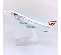Maquette d'avion l'épour Chelle 1:400 (16 cm) représentant Un Boeing 747 British Airways Modèle réduit Alliage moulé sous Pression comme Cadeau