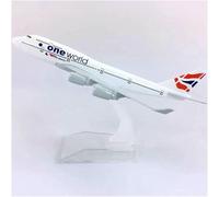 Maquette d'avion l'épour Chelle 1:400 (16 cm) représentant Un Boeing 747 British Airways Modèle réduit Alliage moulé sous Pression pour décorer Une bibliothèque ou Offrir Cadeau