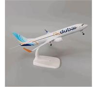Maquette d'avion l'épour Chelle 1/400 (20 cm) représentant Un Boeing 737 Dubai Airlines Idéale pour décorer Une bibliothèque ou Offrir Cadeau