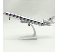 Maquette d'avion l'épour Chelle 20 cm représentant Un MD-11 d'American Airlines avec Socle pour Train d'atterrissage Modèle réduit Alliage moulé sous Pression pour Offrir Cadeau