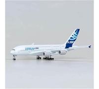 Maquette d'avion pour Airbus A380 l'épour Chelle 1:400 (20 cm) métal Finition soignée idéale pour décorer Un Hall d'accueil ou Offrir Cadeau