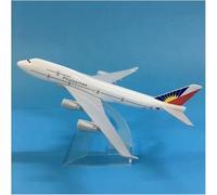 Maquette d'avion pour Miniature 16 cm épour Chelle 1:400 pour Air Philippines B747-400 Alliage métallique Idéale pour décorer Une bibliothèque ou Offrir Cadeau