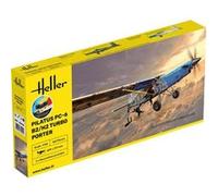 Maquette d'avion : Starter kit : PILATUS PC-6 B2/H2 Turbo Porter Heller G