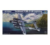 Maquette Avion : Lockheed P-38l-5-L0 Lightning Usaf 1944-Trumpeter