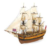 OcCre – Maquette de bateau en bois – Vascello Endeavour (14005) – Série 4 – Brun/Beige
