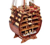 Maquette De Bateau En Bois : Section Sma Trinidad-Occre