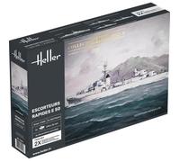 Heller Maquette bateau Escorteurs rapides E 50 – Collection Historique – 1:4 (réf. 81093)