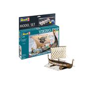 Revell Maquette Viking Ship 65403 – Échelle 1:50 – Plastique – 131 pièces – 14 ans et plus