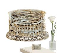 Maquette de bâtiment,Résine de Collection, Historique, Ancienne - Petites Figurines d'Architecture Romaine,pour Chambre, Salon, Bureau, Appartement, Ferme, hôtel, Bar, Bureau, Table, étagère