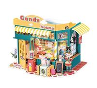 Maquette de Maison en Bonbons Arc-en-Ciel - Modèle 3D Coloré
