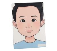 Maquette de maquillage pour pratique de peinture lavable pour enfant garçon 21 x 30 x 0,1 cm