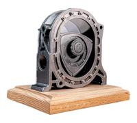 Maquette de moteur en métal - Simulation de moteur rotatif à faire soi-même pour l'éducation et les amateurs - jusqu'à 600 tr/min - Parfait pour les amateurs de technologie, les adolescents et les