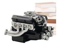 Maquette De Moteur V8 - Kit À Construire Fonctionnel avec Réalité Augmentée | Jeu STEM Éducatif pour Adultes & Adolescents | Plus De 250 Pièces, Modèle De Moteur Miniature De Collection, 15x11