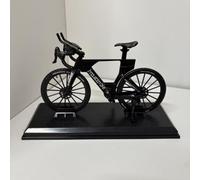 Maquette de vélo de tri-Route en Alliage métallique, Miniature Bicyclette de Course articulable, avec Socle d’Affichage, décoration de Bureau, Cadeau Original pour passionnés de Cyclisme，Noir
