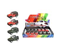 Maquette de Voiture Jeep Wrangler Rubicon SUV Aléatoire Couleur Auto 1:3 4-39