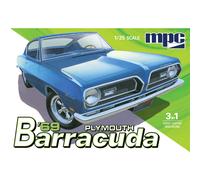 Maquette de voiture MPC 1969 Plymouth Barracuda à l'échelle 1:25