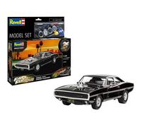 Maquette de voiture - REVELL - Model Set - Fast & Furious - Dodge Charger de Dominic - Avec colle, peintures et accessoires