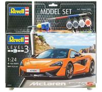 Maquette de voiture - REVELL - Model Set - Mc Laren 570 S - Avec colle, peintures et accessoires