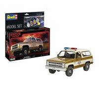 Maquette de voiture - REVELL - Model Set - Stranger Things - Chevrolet K5 Blazer - Avec colle, peintures et accessoires