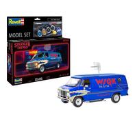 Maquette de voiture - REVELL - Model Set - Stranger Things - GMC® WSQK Squawk Van - Avec colle, peintures et accessoires