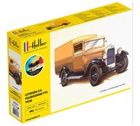 Starter Kit Heller 56703 Citroën C4 Fourgonnette 1928 1/24. Véhicule Utilitaire