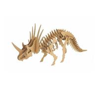 Maquette Dinosaure Tricératops En Carton 35 X 15 X 11 Cm