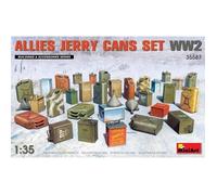 Maquette Diorama Allies Jerry Cans Set Ww2 Miniart 35587 1/35ème-Mini Art Multicolore
