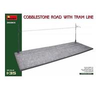 Maquette Diorama Cobblestone Road With Tram Line - Miniart 36065 - 1/35ème-Mini Art Multicolore